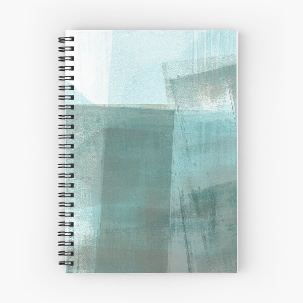 Item preview, Teal Blue Geometric Abstract Painting Window 4 designed and sold by Janine Aykens.