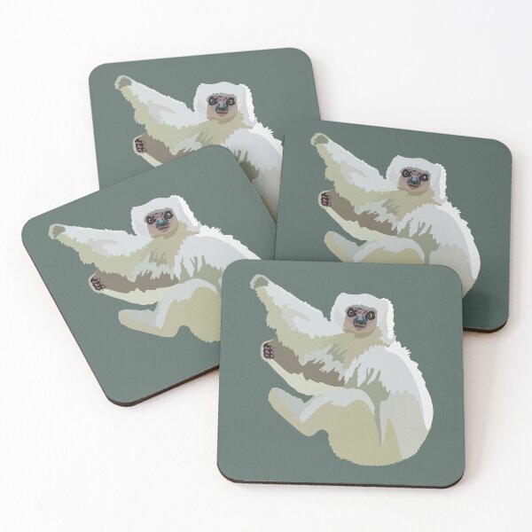 Item preview, Silky Sifaka designed and sold by PrettylittlepastelUk.