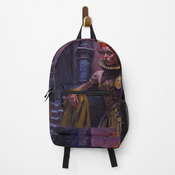 Item preview, Fantasy RPG style Demon Girl illustration painting art designed and sold by Vintage Designs +.