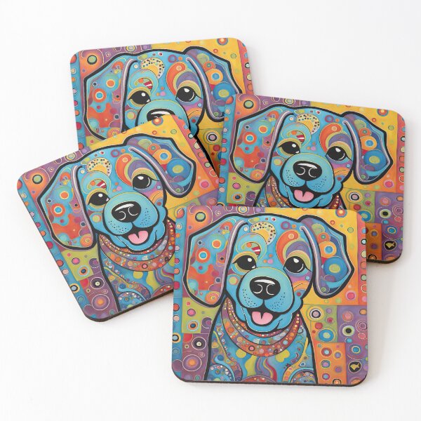 Item preview, Folk Art puppy Punk Rock designed and sold by Colin Bentham.