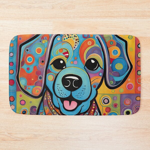 Item preview, Folk Art puppy Punk Rock designed and sold by Colin Bentham.