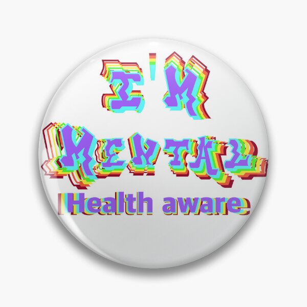 Item preview, I'm Mental (Health aware) designed and sold by Zendragon-Store.