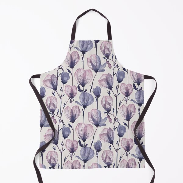 Artikelvorschau, Lila gepresste Blumen Muster entworfen und verkauft von Angry Swan Designs.