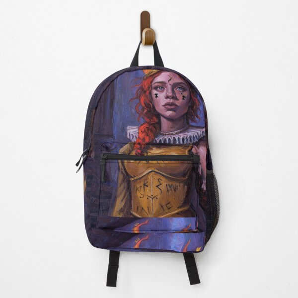 Item preview, Fantasy RPG style Demon Girl illustration painting art designed and sold by Vintage Designs +.