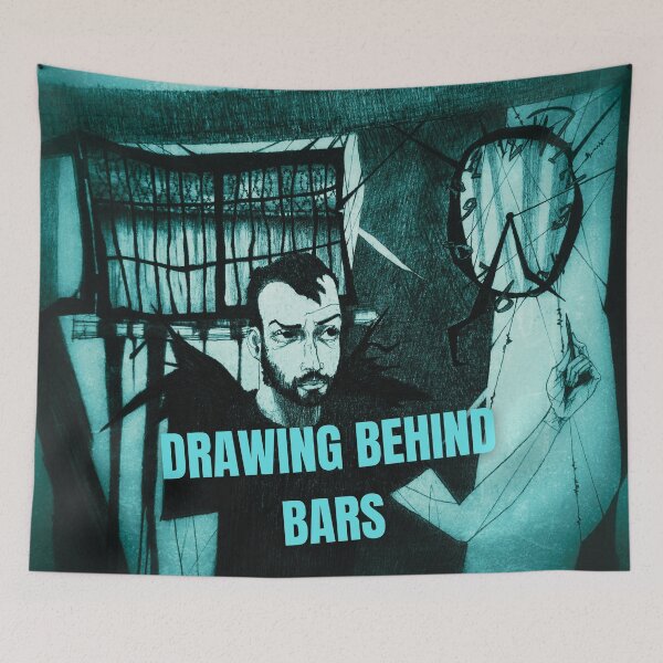 Item preview, Drawing Behind Bars - Blue Version designed and sold by Anomaly Effect.