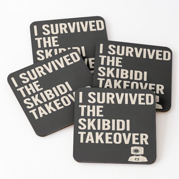 Item preview,  "I Survived the Skibidi Takeover" designed and sold by quantum X.