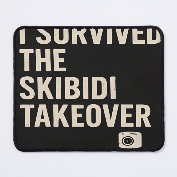 Item preview,  "I Survived the Skibidi Takeover" designed and sold by quantum X.