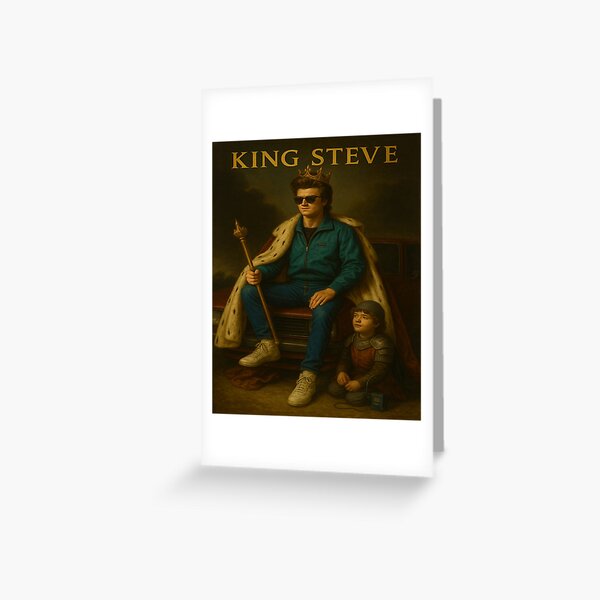 Item preview,  Stranger Things Steve Harrington: Long Live the Hair King!  designed and sold by BigDeezTees.