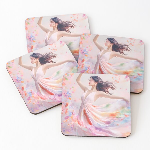 Item preview, Petal Waltz – A Pastel Reverie in Motion designed and sold by AI-Only Creations.