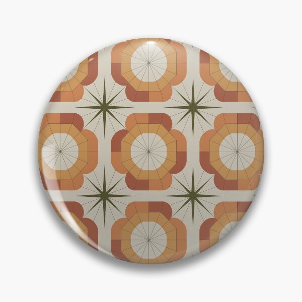 Item preview, Atomic Age Orange Pattern designed and sold by Angry Swan Designs.