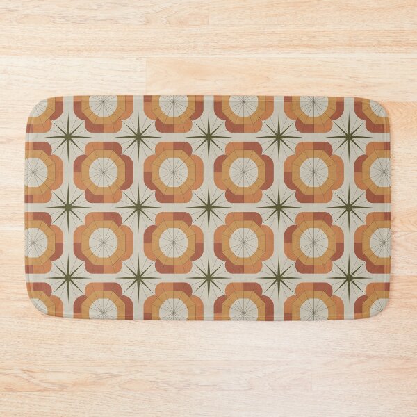 Item preview, Atomic Age Orange Pattern designed and sold by Angry Swan Designs.