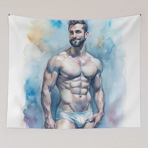 Item preview, Painted Charisma - male beauty designed and sold by gayishdesign.