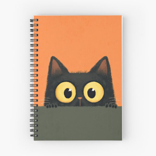 Item preview, Black Cat with Bright Eyes Looking Up designed and sold by Piotrek0001.