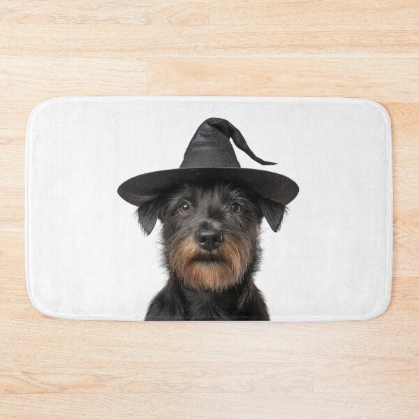 Item preview, Glen of Imaal Terrier Dog Wearing Halloween Witch Hat designed and sold by LazyOwlStore.