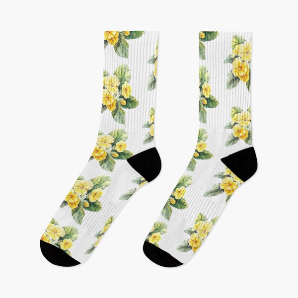 Item preview, Yellow primrose in watercolor designed and sold by Marcu Ioachim.