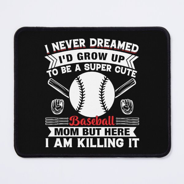 Item preview, Baseball Mom Retro Sport Art designed and sold by Back2Collage.