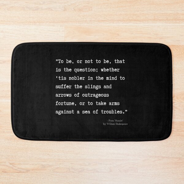 Item preview, A Quote about Madness from “Hamlet” by William Shakespeare designed and sold by Poemit.