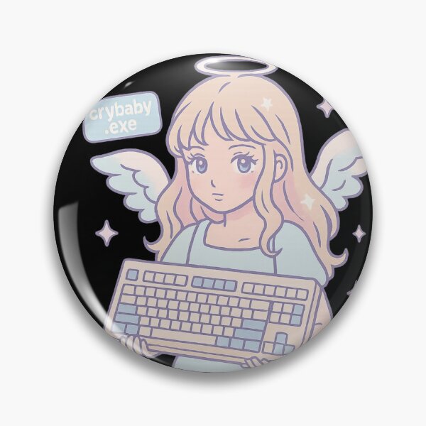 Item preview, Too Cute To Ctrl | Y2K Cyber Angel Aesthetic Design designed and sold by Starr_Designs.