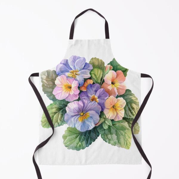 Item preview, Primrose symbolizing youth and renewal, watercolor painting designed and sold by Marcu Ioachim.