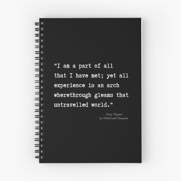 Item preview, A Quote about Madness from “Ulysses” by Alfred Lord Tennyson designed and sold by Poemit.