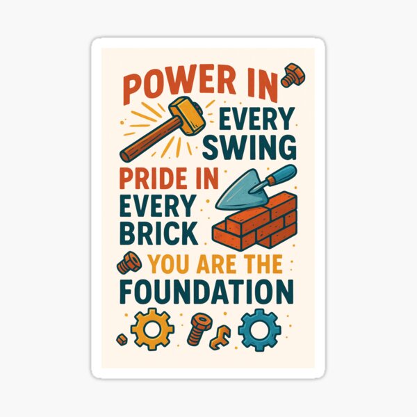 Artikel-Vorschau von Bauarbeiter Power & Pride Art, designt und verkauft von My-Hoodies.