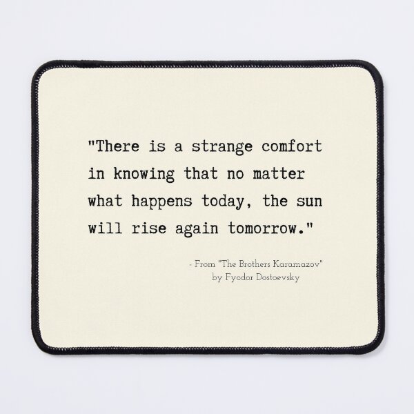 Item preview, A Quote about Hope from "The Brothers Karamazov" by Fyodor Dostoevsky designed and sold by Poemit.