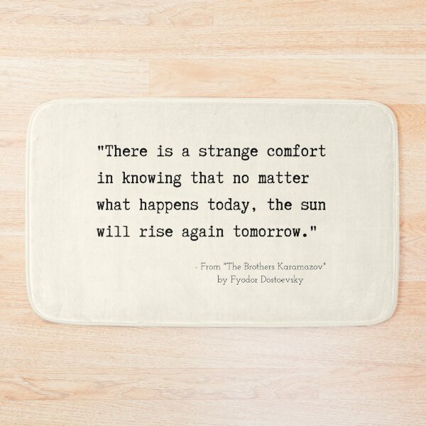Item preview, A Quote about Hope from "The Brothers Karamazov" by Fyodor Dostoevsky designed and sold by Poemit.