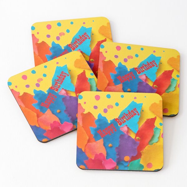 Item preview, Happy Birthday in Assorted Confetti designed and sold by annenambiro.