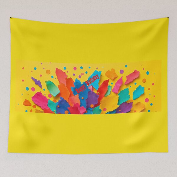 Item preview, Happy Birthday in Assorted Confetti designed and sold by annenambiro.