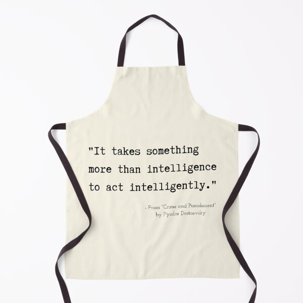 Item preview, A Quote about Intelligence from "The Brothers Karamazov" by Fyodor Dostoevsky designed and sold by Poemit.