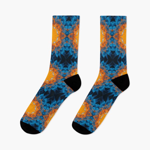 Item preview, Orange Blue Paint Pattern Fusion Colors Emotions Art designed and sold by ART ATTACK ZONE.