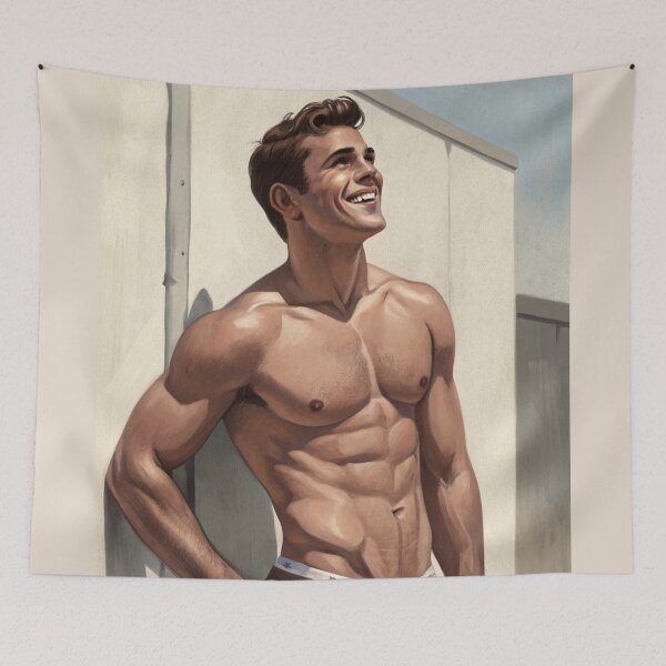 Item preview, Pin-up male - 2 designed and sold by gayishdesign.