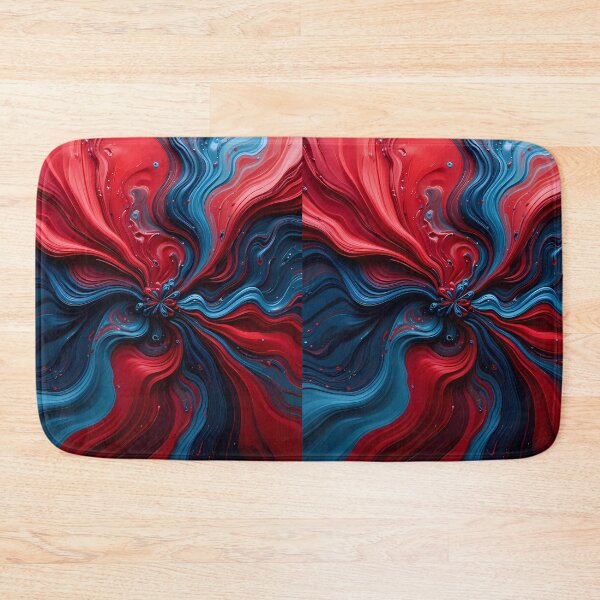 Item preview,  Red Blue Good Vibes Fusion Colors Emotions Art designed and sold by ART ATTACK ZONE.