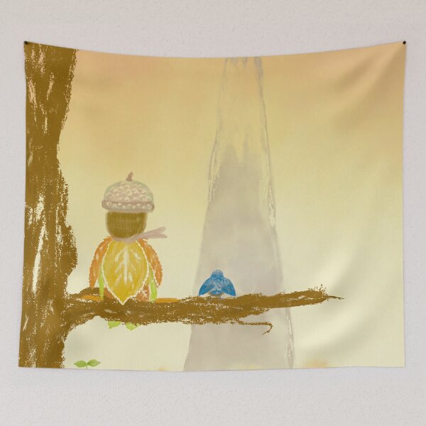 Item preview, Sitting on an old tree - protect nature designed and sold by greenPQBstudio.