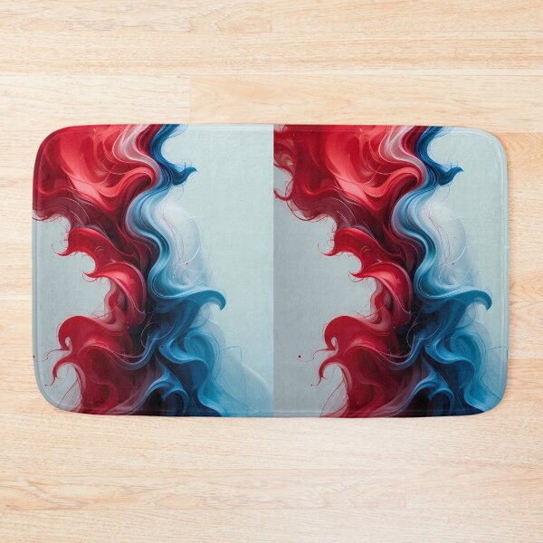 Item preview, Red Blue Good Vibes Smoke Colors Emotions Art designed and sold by ART ATTACK ZONE.