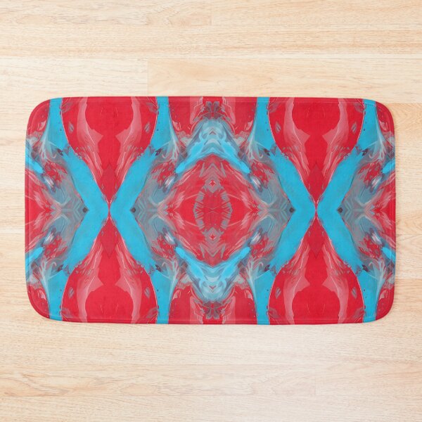 Item preview, John Red Blue Good Vibes Colors Emotions Art designed and sold by ART ATTACK ZONE.