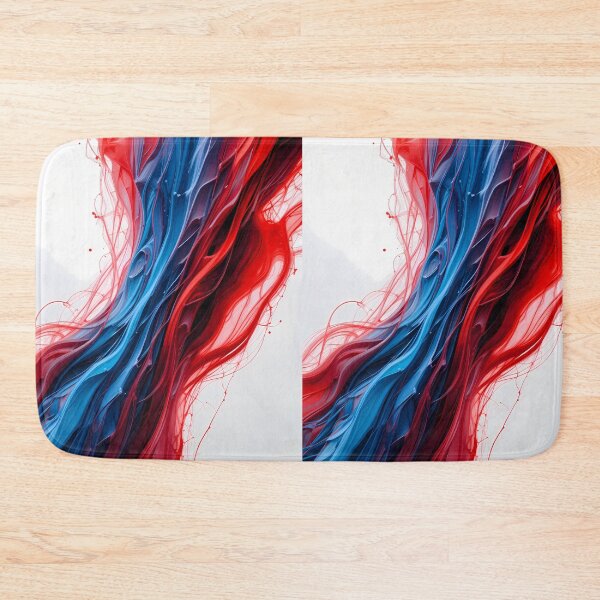 Item preview, Frank Red Blue Good Vibes Colors Emotions Art designed and sold by ART ATTACK ZONE.
