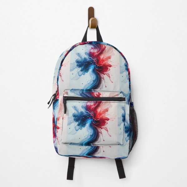 Item preview, Angel Red Blue Good Vibes Colors Emotions Art designed and sold by ART ATTACK ZONE.
