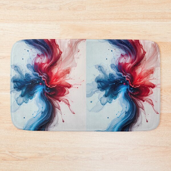 Item preview, Angel Red Blue Good Vibes Colors Emotions Art designed and sold by ART ATTACK ZONE.