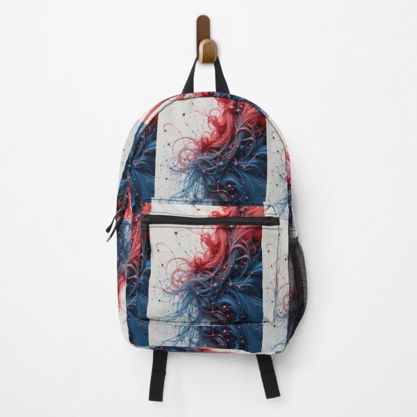 Item preview, Surreal Red Blue Good Vibes Fusion Colors Art designed and sold by ART ATTACK ZONE.