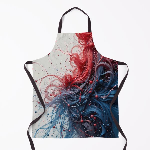 Item preview, Surreal Red Blue Good Vibes Fusion Colors Art designed and sold by ART ATTACK ZONE.