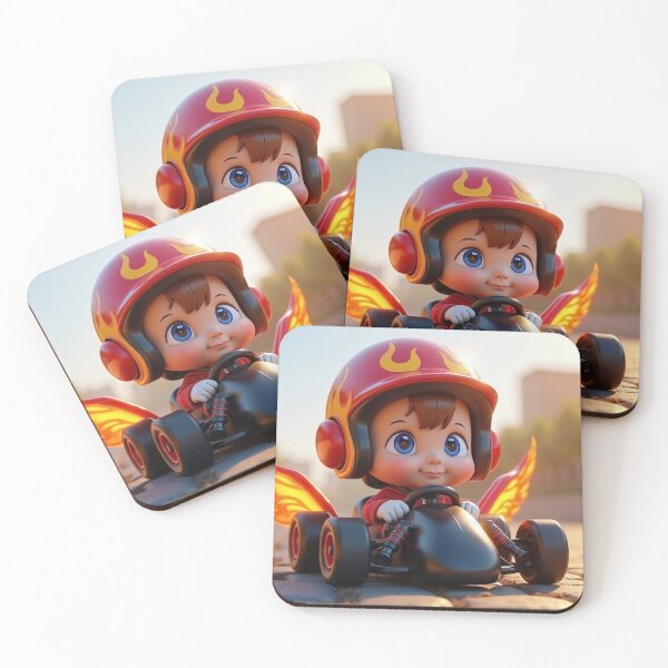 Item preview, Toddler Boy Riding Go Kart designed and sold by mystiquelicorne.