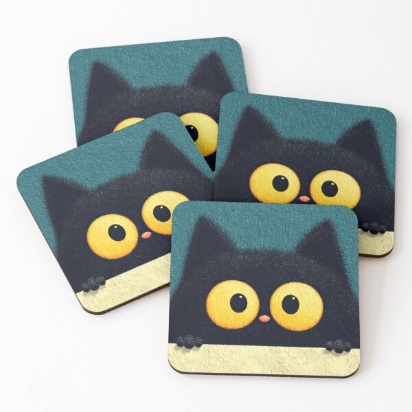 Item preview, Little Cat Peeking in Quiet Delight designed and sold by Piotrek0001.