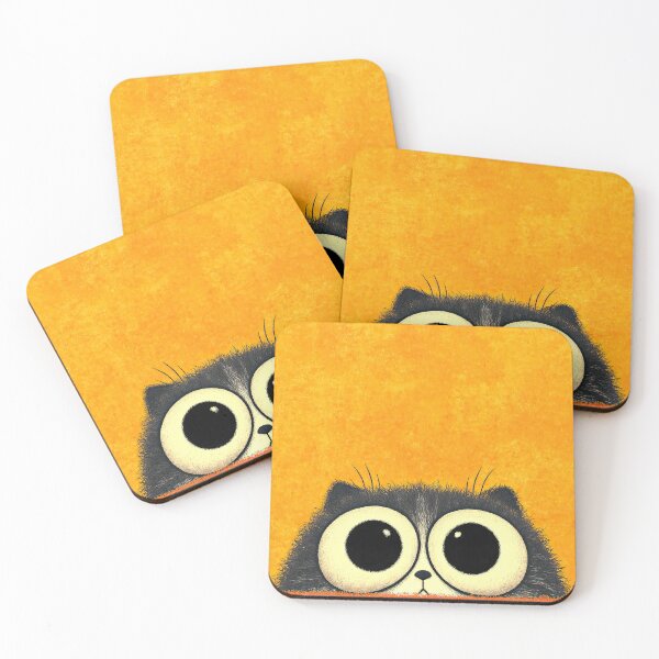 Item preview, Sweet Cat Eyes on Bright Plain Background designed and sold by Piotrek0001.