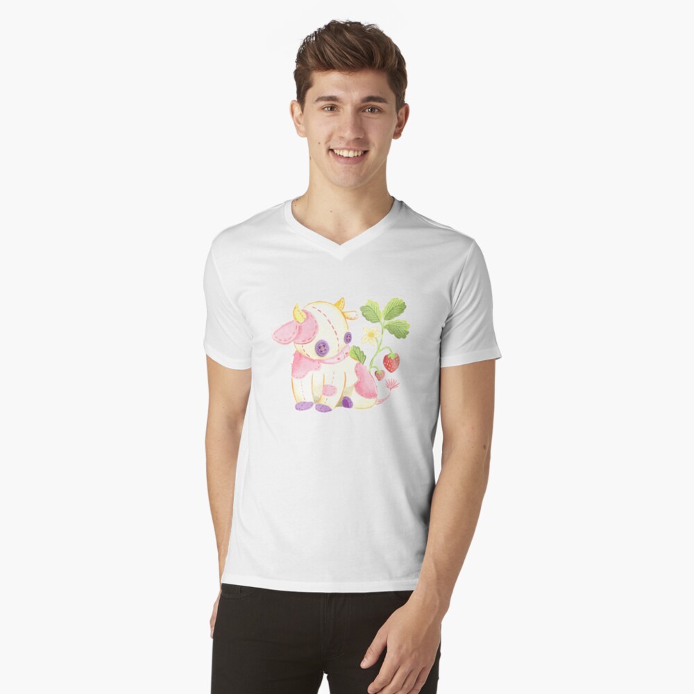 Item preview, V-Neck T-Shirt designed and sold by narwhalwall.