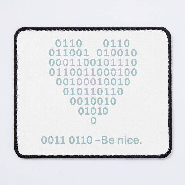 Item preview, Binary Love – Be Nice designed and sold by JoshuaCardiff.