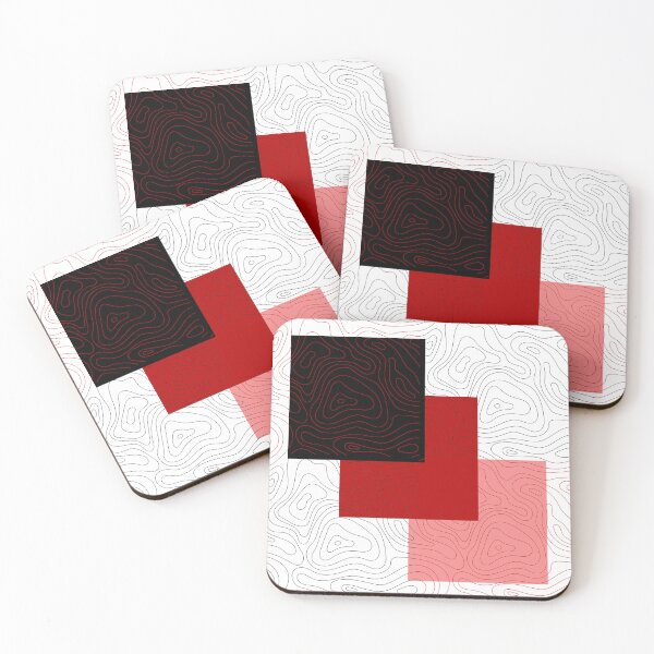 Item preview, square wavy abstract art designed and sold by Bubblegirl17.