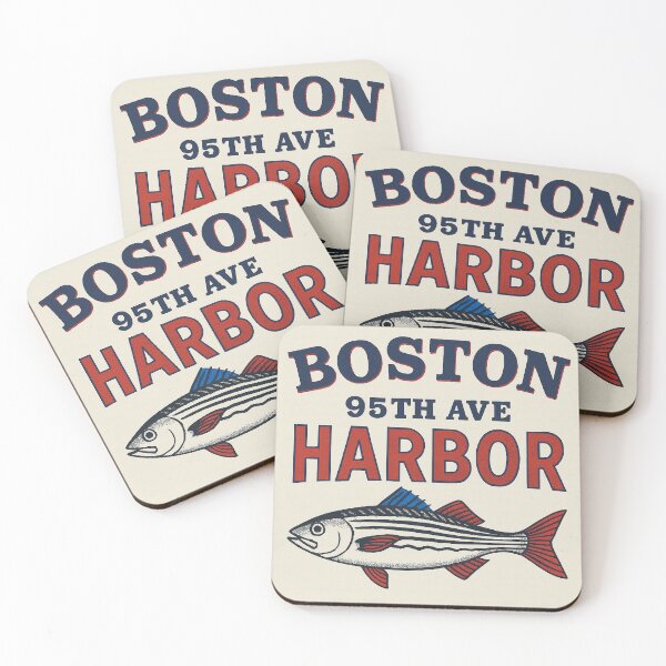Item preview, Boston Harbor Vintage Nautical Fish Design designed and sold by weirdfishes123.