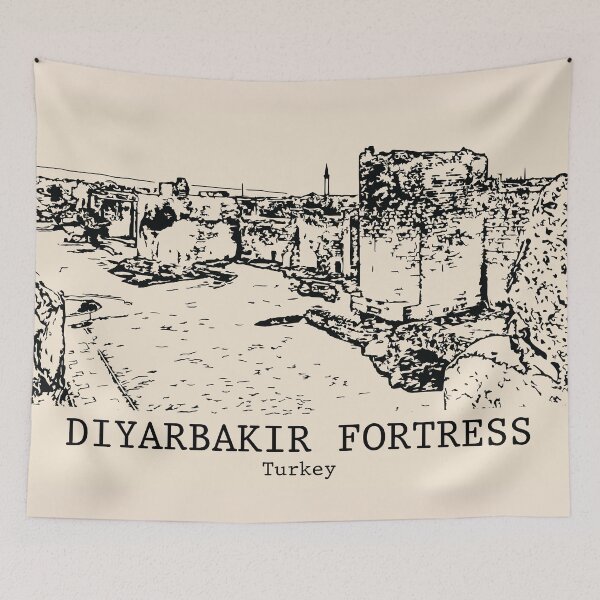 Item preview, Diyarbakır Fortress - Turkey designed and sold by Lakeric Cityscapes.