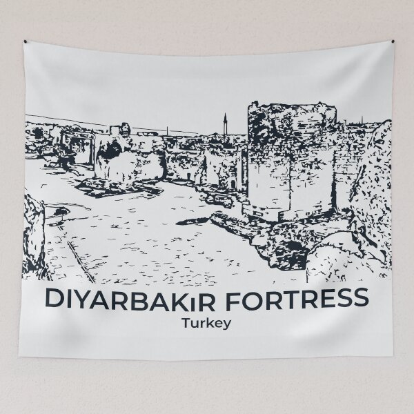 Item preview, Diyarbakır Fortress - Turkey designed and sold by Lakeric Cityscapes.